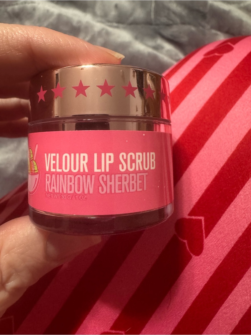 Jeffree Star Velour Lip Scrub - Rainbow Sherbet
